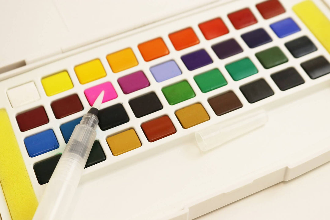 Palette - 36 professional quality watercolors - the world's colouriest water color set - Culture Hustle USA