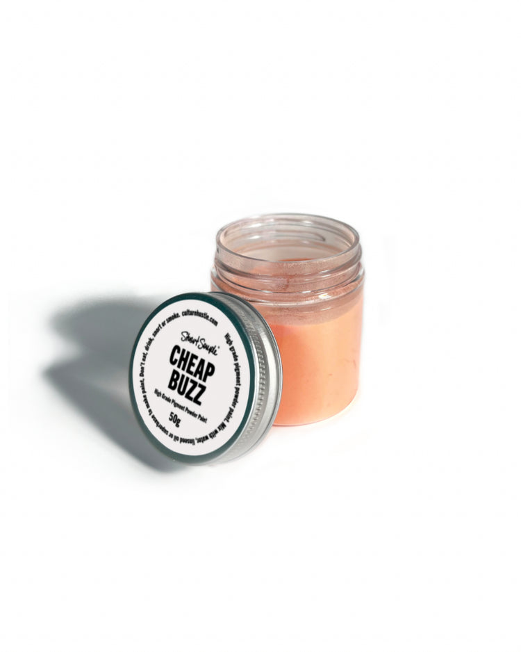Cheap Buzz - 50g powder paint pigment - Not Peach Fuzz - Culture Hustle USA