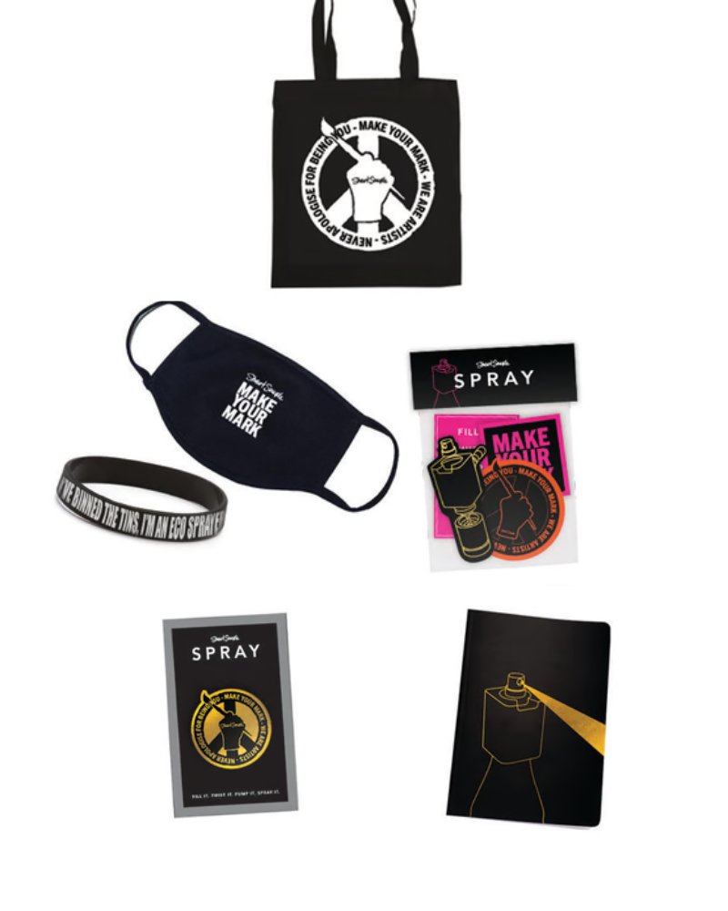 I'VE BINNED THE TINS - Special Edition SPRAY Goodie Bag - Culture Hustle USA