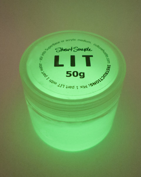 LIT - the world's glowiest glow pigment, 100% pure LIT powder by Stuar –  Culture Hustle USA