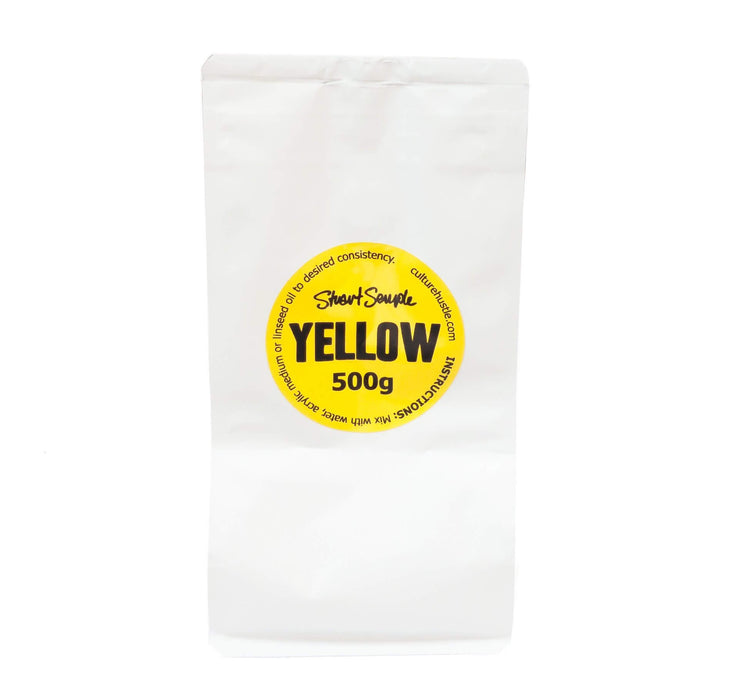 THE BIG YELLOW - 500g world's yellowest yellow powdered paint - Culture Hustle USA