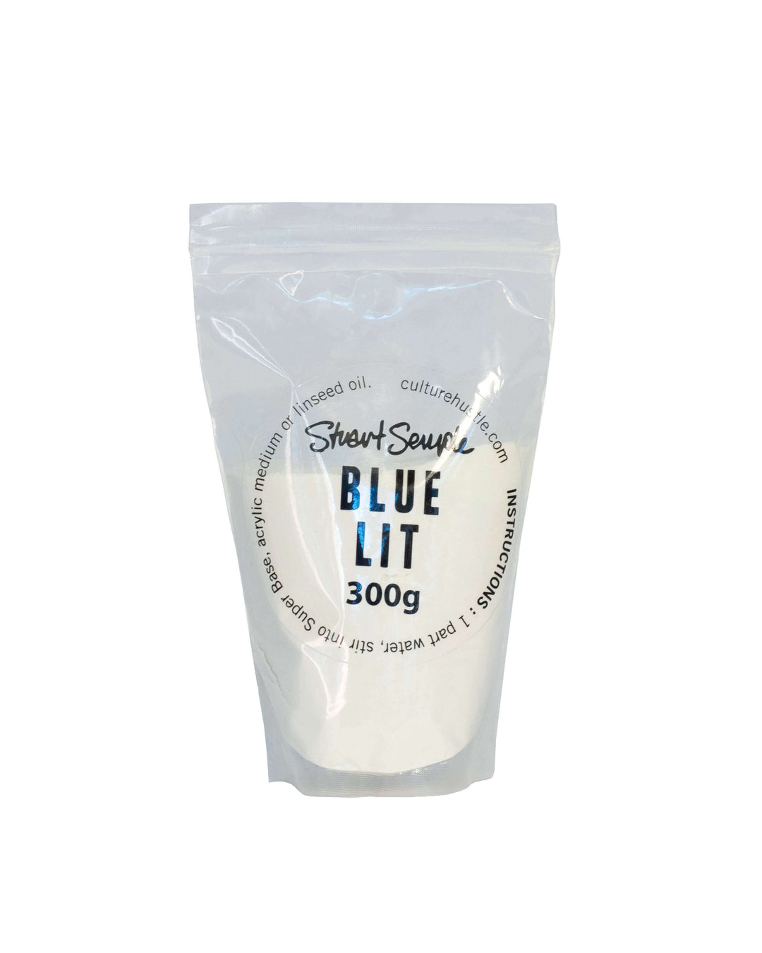 BIG BLUE LIT the world's glowiest glow pigment - 300g - Culture Hustle USA