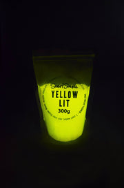 BIG YELLOW LIT the world's glowiest glow pigment - 300g - Culture Hustle USA