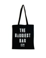 THE BAGGIEST BAG - 100% cotton screenprinted tote bag - Culture Hustle USA