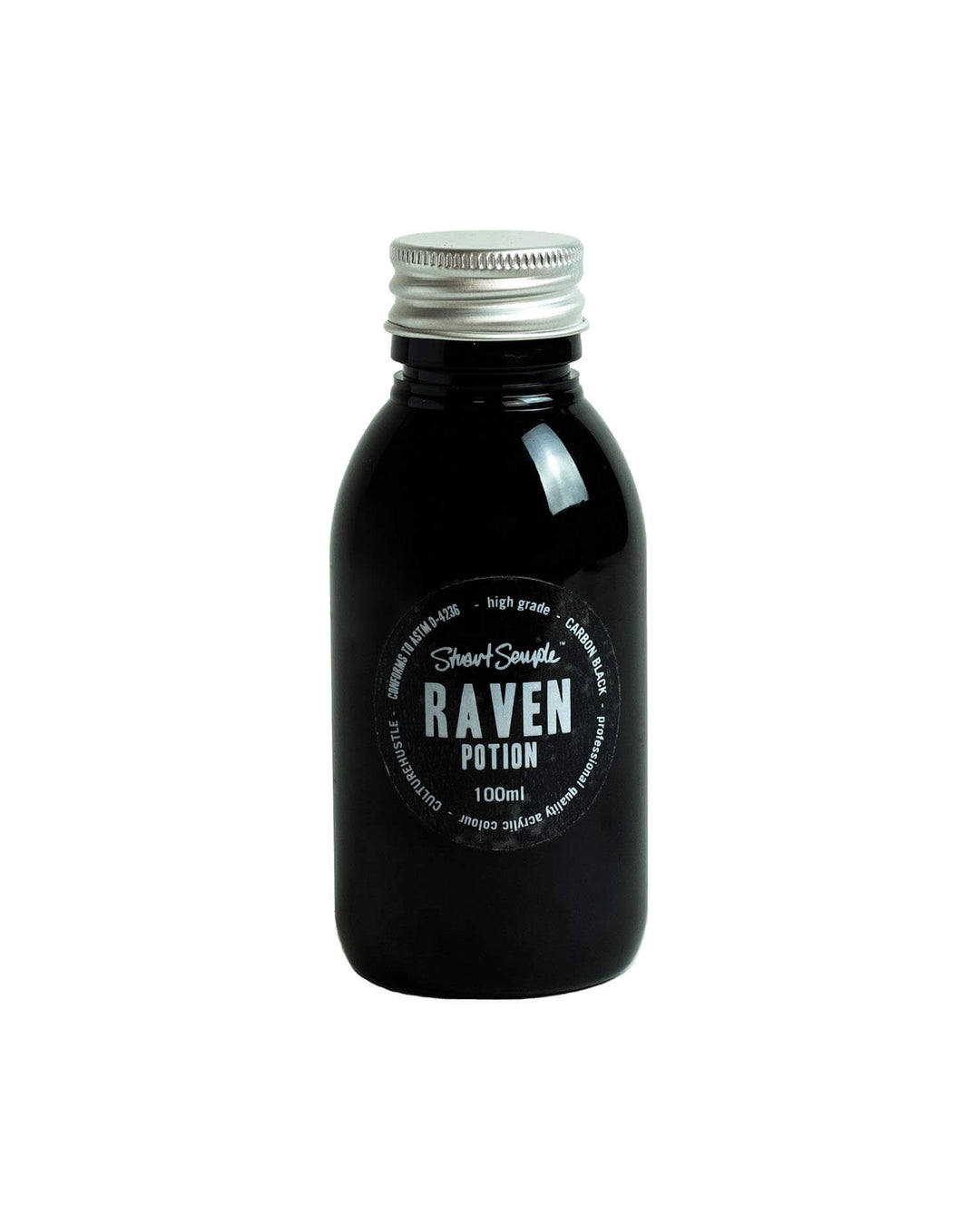 RAVEN - carbon black, high grade professional acrylic paint, by Stuart Semple 100ml - Culture Hustle USA