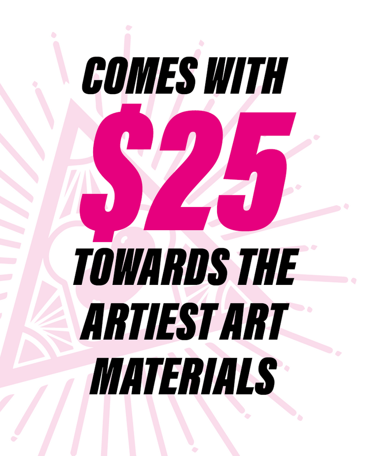 Artistic License - wallet sized artist pass and $25 gift card - Culture Hustle USA