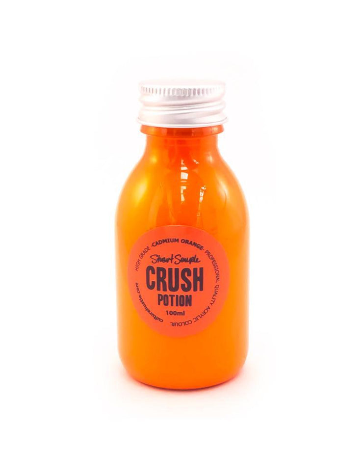 CRUSH - cadmium orange, high grade professional acrylic paint, by Stuart Semple 100ml - Culture Hustle USA