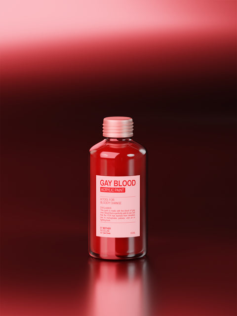 The Gay Blood Acrylic Paint - Culture Hustle USA