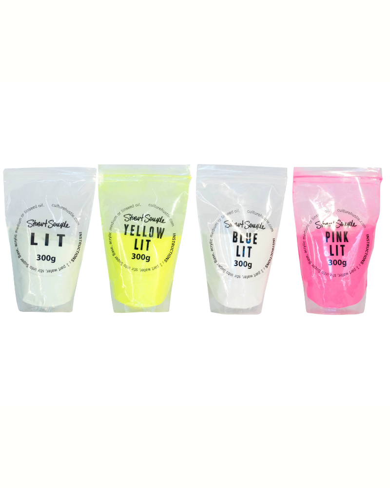 Lit Pack - 4 x 50g pure 100% lit pigment - Culture Hustle USA