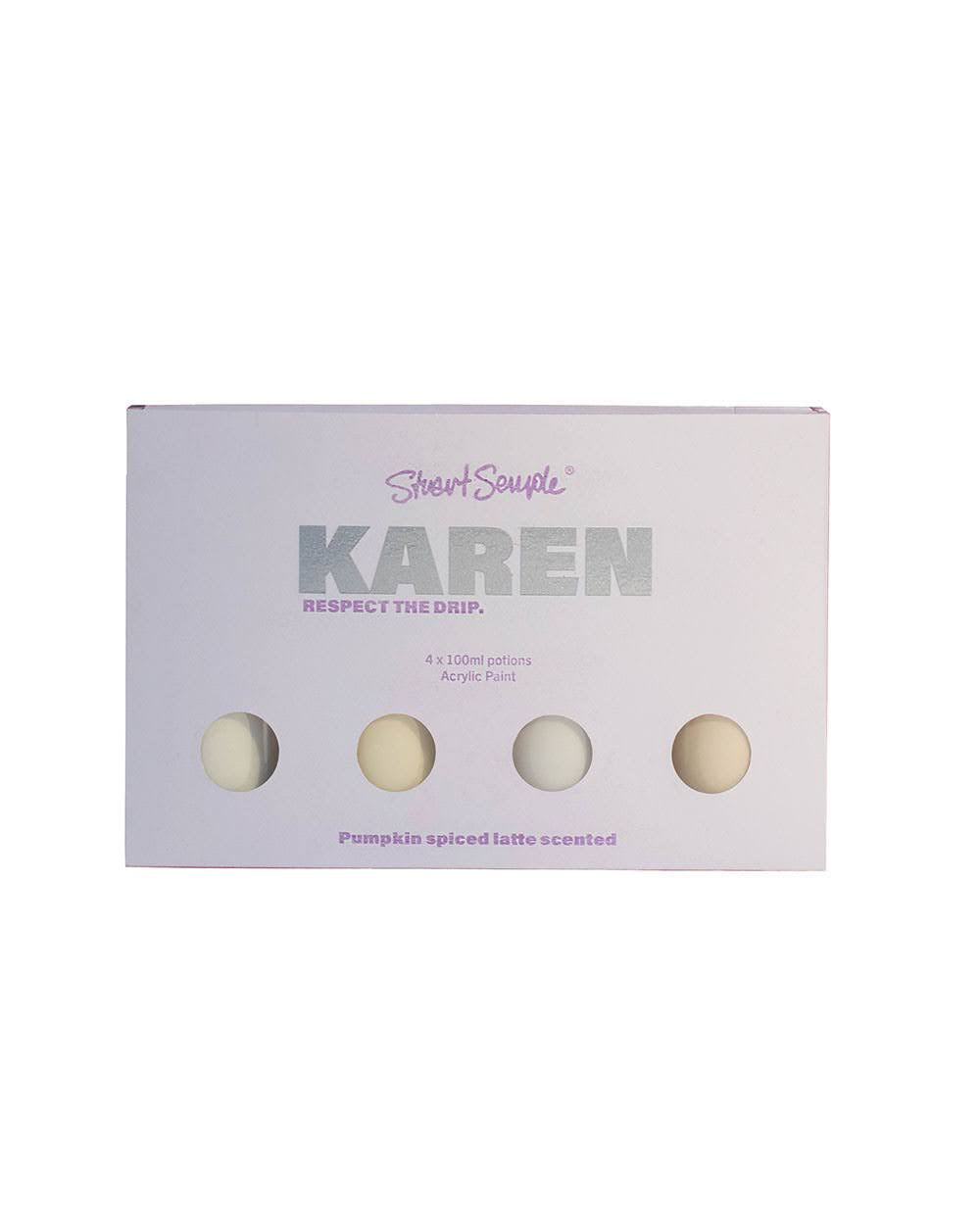 Karen - Set of 4 Acrylic Paint Potions - Culture Hustle USA