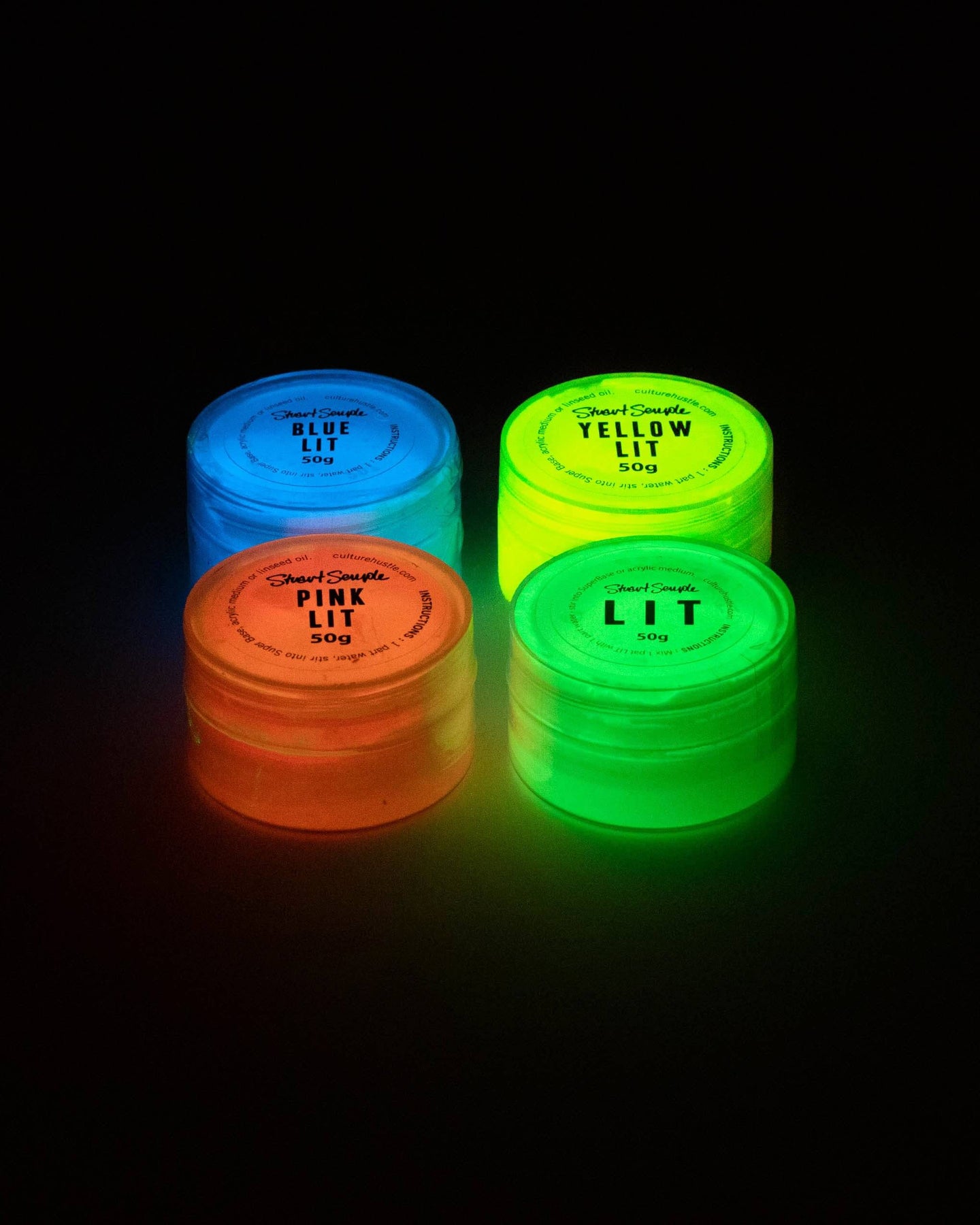 LIT - the world's glowiest glow pigment, 100% pure LIT powder by Stuar –  Culture Hustle USA