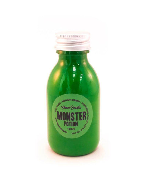 Monster - Medium Green, High Grade Professional Acrylic Paint, by Stuart Semple 3.4 fl oz (100ml)