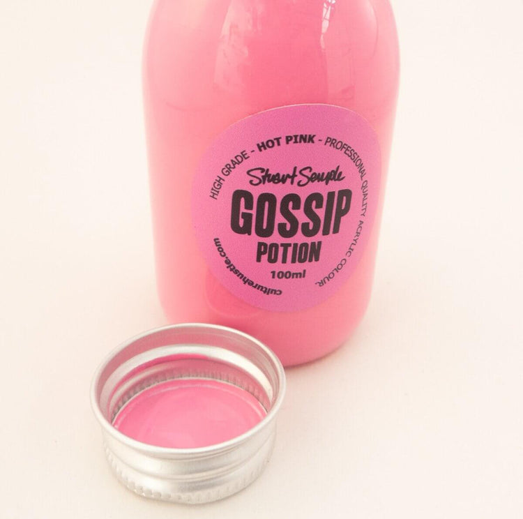 GOSSIP - hot pink, high grade professional acrylic paint, by Stuart Semple 100ml - Culture Hustle USA