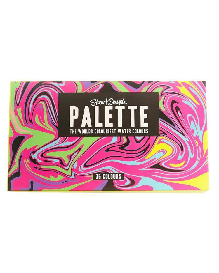 Palette - 36 professional quality watercolors - the world's colouriest water color set - Culture Hustle USA