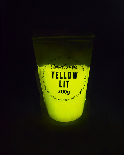 Yellow - Glow in the Dark Powder Pigment – JustResin International