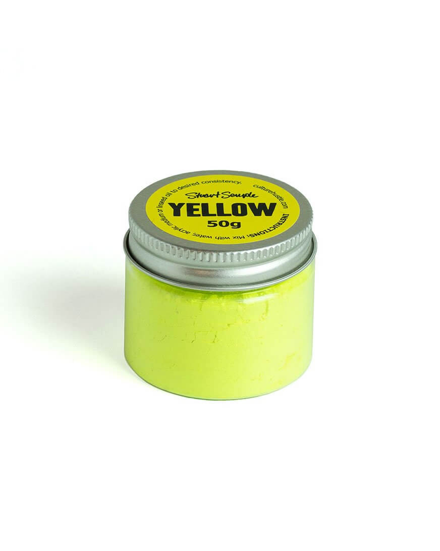*THE WORLD'S YELLOWEST YELLOW - 50g powdered paint by Stuart Semple - Culture Hustle USA
